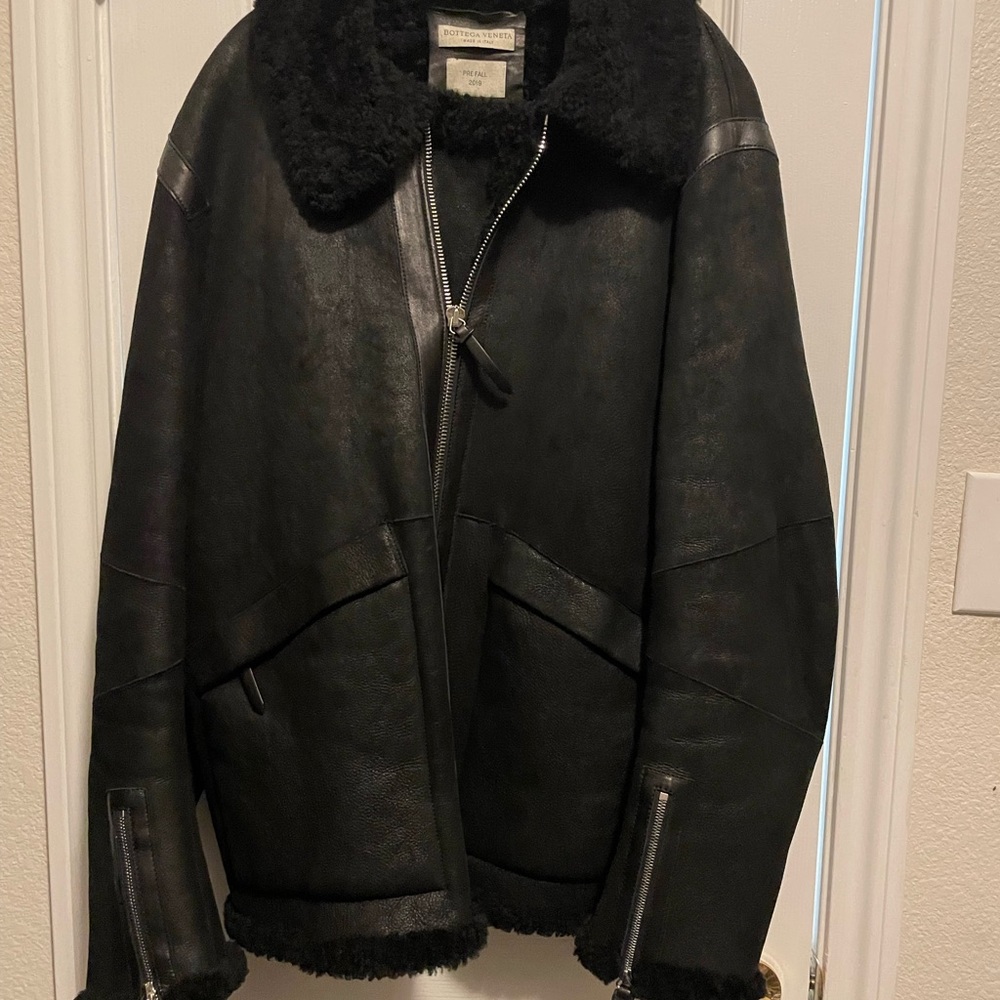 Shearling Jacket In Black - Picture 2 of 5